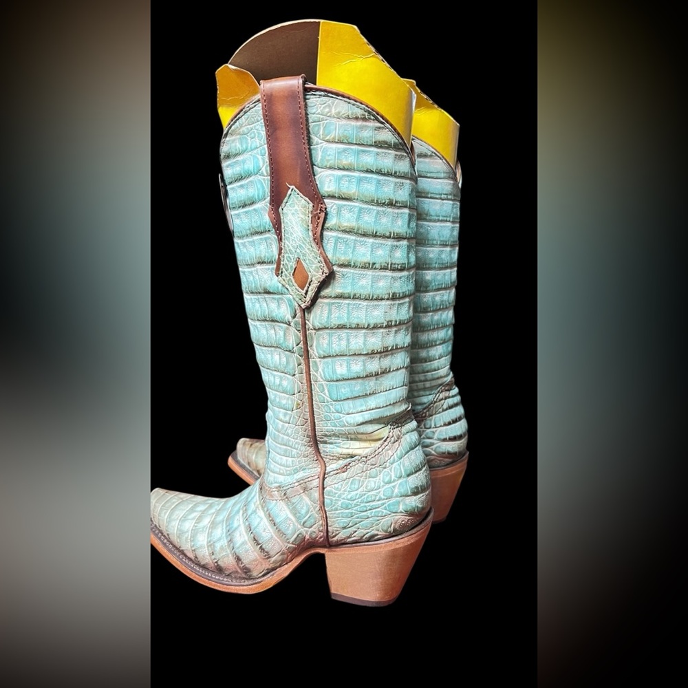 Corral Full Caiman Jade Boot - Picture 4 of 9